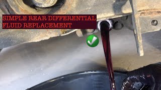 Replace Rear Differential Fluid on Honda Pilot