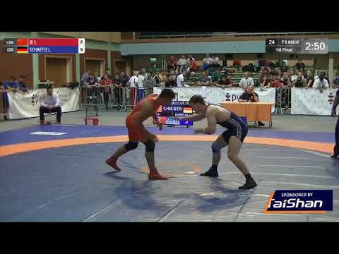 1/8 FS - 86 kg: S. BROOKS (USA) v. E. VOITECHOVSKI (LTU)