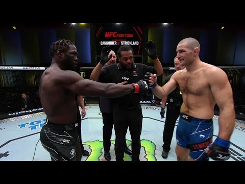 Jared Cannonier vs Sean Strickland full fight