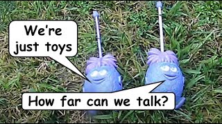 Review: Toy walkie talkies - range test and look inside