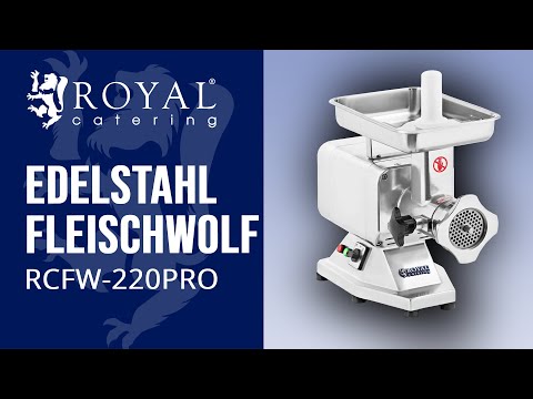 Video - Edelstahl Fleischwolf - 220 kg/h - PRO