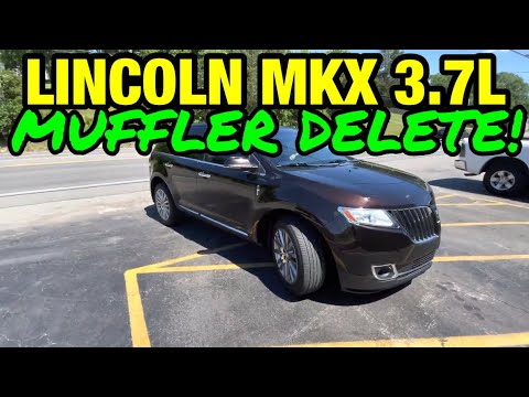 2013 Lincoln MKX 3.7L V6 DUAL EXHAUST w/ MUFFLER DELETE!