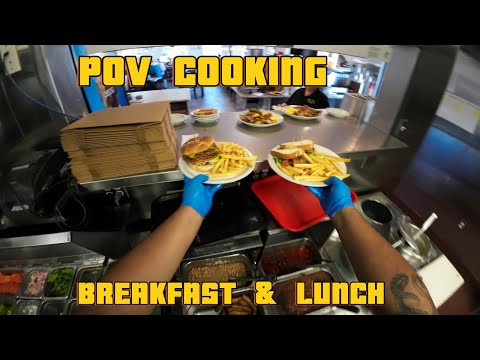 POV of a Cook | Breakfast, Lunch and Opening a Restaurant 🍔🧀🍳🤯🔥🥚