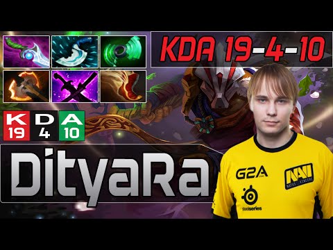 Dota 2 | Na`Vi Ditya-Ra - Juggernaut | KDA 19-4-10 | Ranked Gameplay