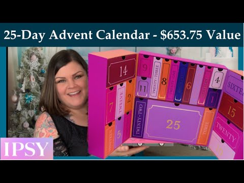 IPSY 25-Day Advent Calendar -2025- Full Unboxing 
