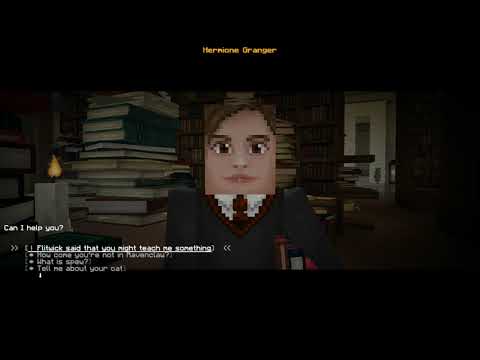 bledking - Witchcraft & Wizardry gameplay (Harry Potter adventure map in Minecraft)