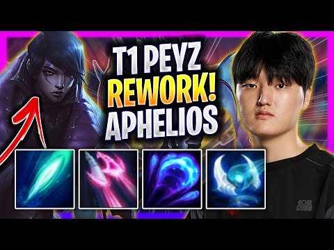 T1 PEYZ TRIES APHELIOS WITH NEW REWORK! - T1 Peyz Plays Aphelios ADC vs Yunara! | Season 2026
