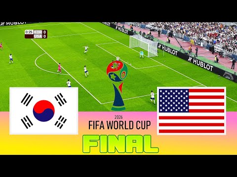 SOUTH KOREA vs USA - Final FIFA World Cup 2026  Full Match All Goals  Football Match