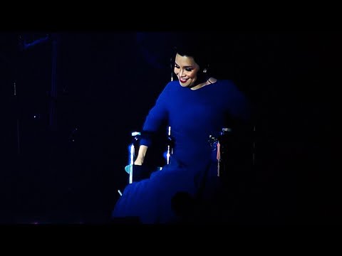Lea Salonga enters stage in wheelchair Josh Groban Bridges Tour Manila "Lea is national treasure!"