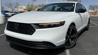 2026 Honda Accord Sport Hybrid - Platinum White Pearl - Walkaround