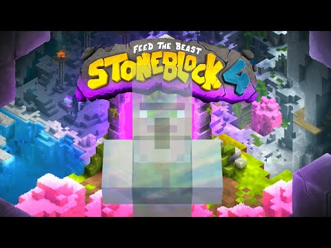 Stoneblock 4 Minecraft Modpack EP1 A Skyblock but in STONE?!?