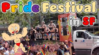 【Eng/日本語】おっさん、ゲイ・フェスティバルに行く！Visiting Pride Festival in San Francisco.