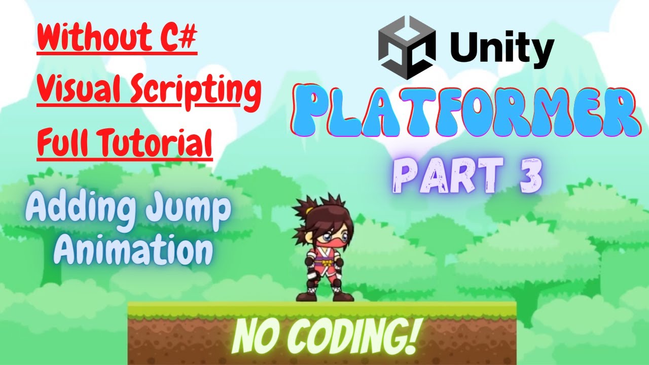 Part 3 | Jump Animation and Script | 2023 | Visual Scripting