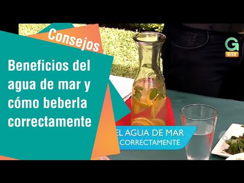 Los beneficios del agua de mar y cómo beberla correctamente | Consejos para usted