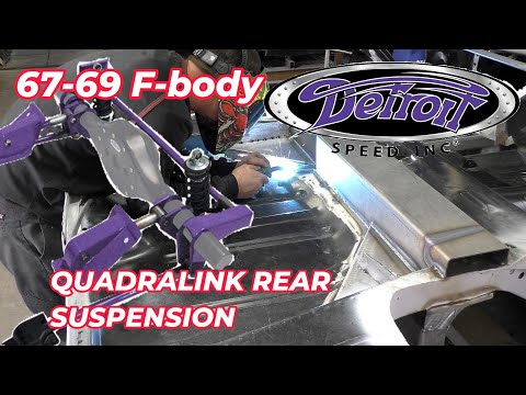 67 - 69 Camaro Firebird Detroit Speed & Engineering QUADRALINK REAR SUSPENSION Restoration episode 7