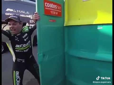 Craig Lowndes being funny