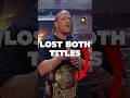 When RVD Lost BOTH Titles In A MONTH Wwe Wrestling Shorts