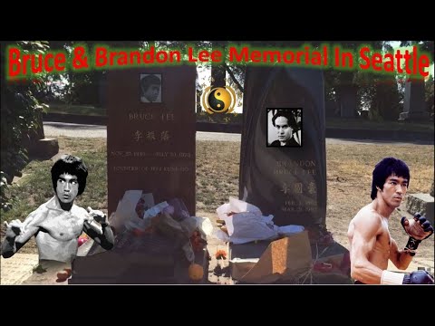 Bruce Lee & Brandon Lee Memorial In Seattle | Lake View Cemetery
