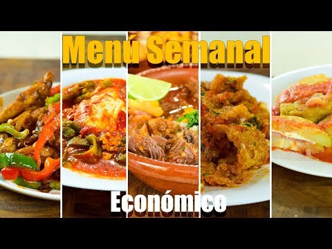 Menú Semanal n° 7 Recetas caseras