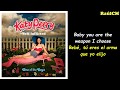 Katy Perry - Self Inflicted (Lyrics + Sub Español) [Official Audio]