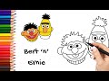 How To Draw Bert And Ernie From Sesame Street