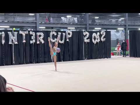 Winter Cup 2022 Rhythmic gymnastics Ball Routine