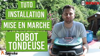 Installation et mise en marche du robot tondeuse Bosch