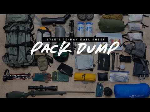 Pack Dump - 10 day Alaska Dall Sheep hunt with Lyle Hebel