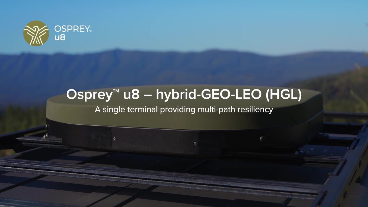 Kymeta Osprey™ u8: Mission-Ready Multi-Orbit Terminal