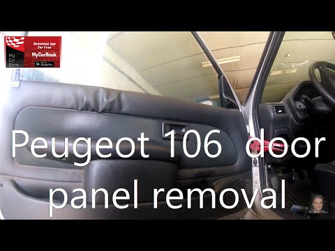 Peugeot 106  door panel removal