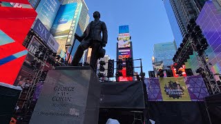 タイムズスクエア　大晦日前日の様子　Times Square Before New Year's Eve