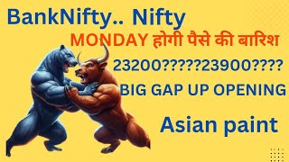#nifty #banknifty #asianpaint intraday monday