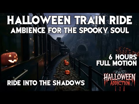 Halloween Train Ride | Spooky Ambience
