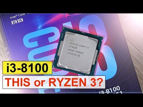 Intel Core I3 8100 Ryzen 1200 Vs 9100f Intel 8th Generation Core