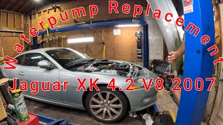 Waterpump replacement on 2007 Jaguar XK 4.2 V