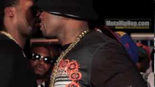 50 Cent almost fights Meek Mill's man Trav at Core DJs Mixshow Live 4 ATL