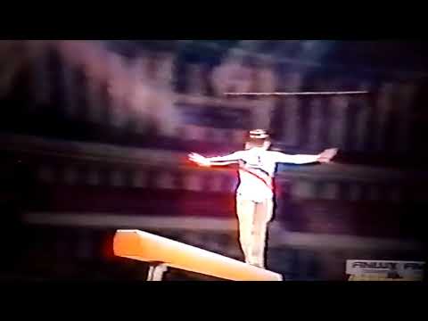 Daniela Silivas - great BB exercise- 1987 Moscow Europeans