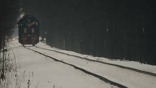 Тепловоз ТЭМ2-1212 следует резервом по перегону Заводская - пост 2 км. 08/01/2025