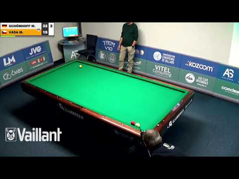 Czech league | 3-cushion | D1 | 1st round | Marek Váša v Markus Schönhoff