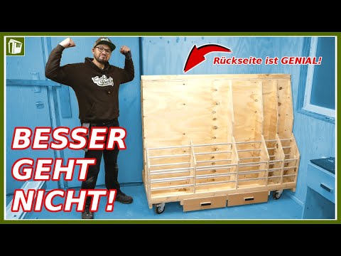 ALL-IN-ONE Holzlager & Schwerlastregal selber bauen!