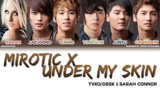 TVXQ/DBSK (동방신기) &amp; Sarah Connor - Mirotic 주문 / Under My Skin Mashup - Color Coded Lyrics Han/Rom/Eng