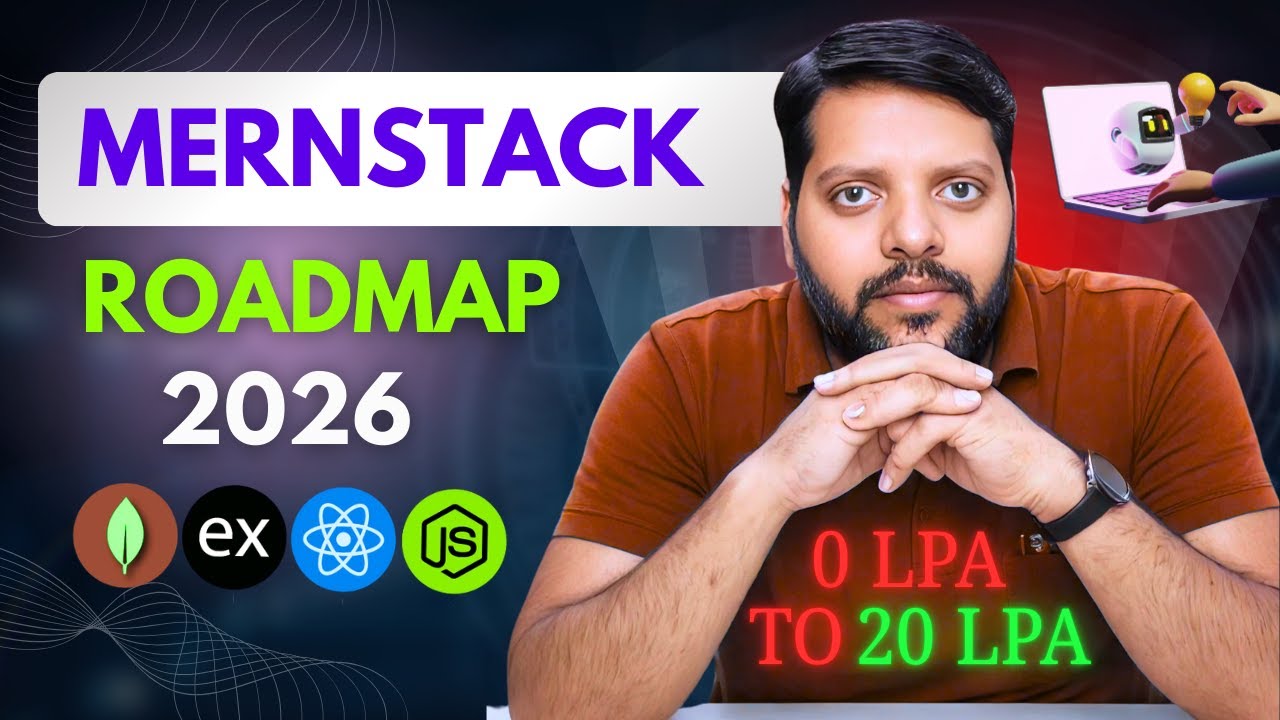 MERN Stack Roadmap 2026 🔥| Full Roadmap with Skills, Tools & Jobs