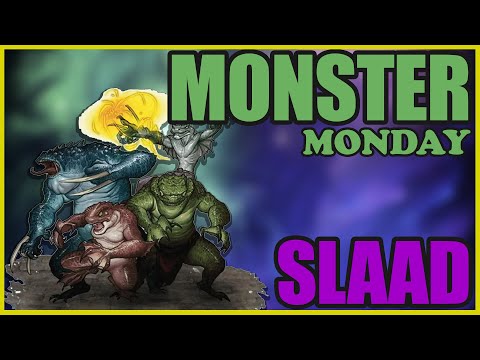 The Chaotic frogs from Limbo (Slaad) - Monster Monday - Dungeons & Dragons (D&D)