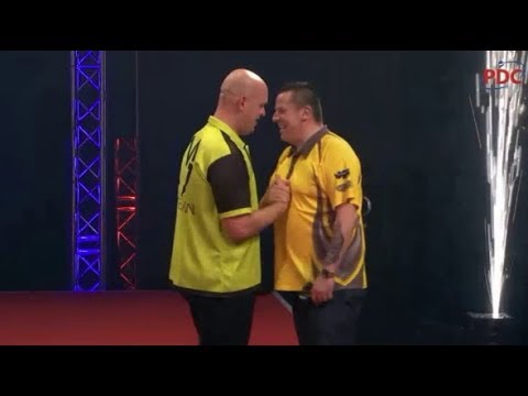 2019 German Darts Open Semi Final  Chisnall vs van Gerwen