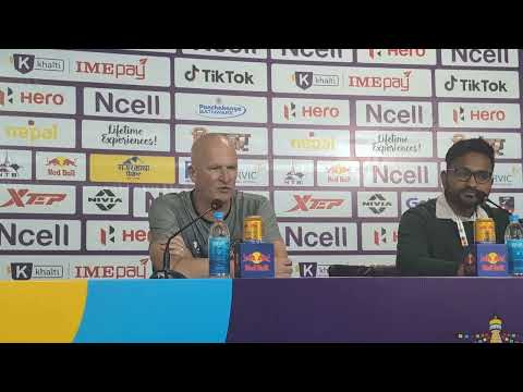 Simon Grayson head coach of Lalitpur City FC | Lalitpur vs Kathmandu| Nepal Super League