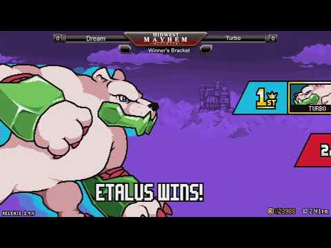Midwest Mayhem Ultimate - Rivals of Aether - Winner's Bracket - Dream (Clairen) vs. Turbo (Etalus)