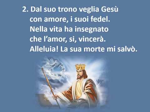 117  SUL SUO TRONO REGNA GESU'