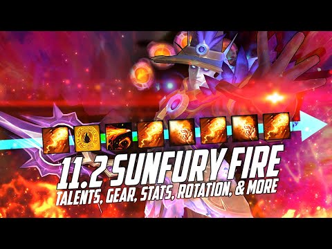 11.2 Fire Mage Guide for Sunfury | ST & AOE Rotation, Basics, Talents, Gear, & more
