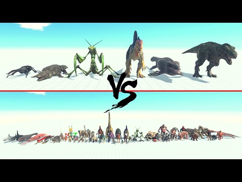 Crunch Ability Team Vs All Units ARBS | Animal Revolt Battle Simulator