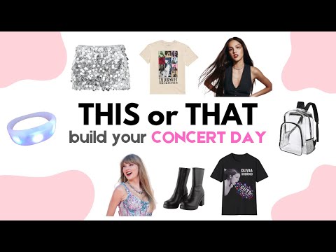 Build Your DREAM Concert Day | THIS or THAT 💗🎶